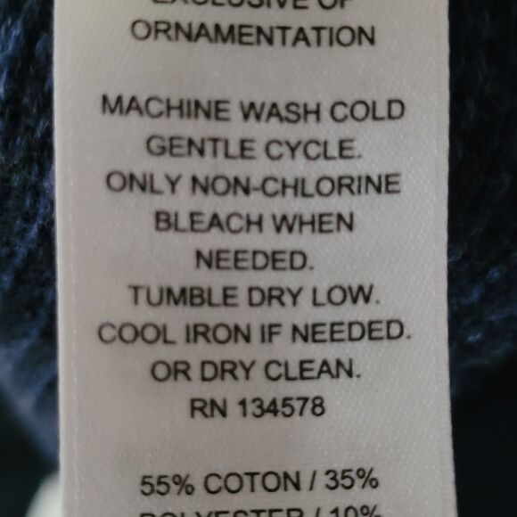 Vineyard Vines Wool Blend Sweater Mens M Blue 1/4 Zip Geometric Corp Core Casual - Picture 14 of 14